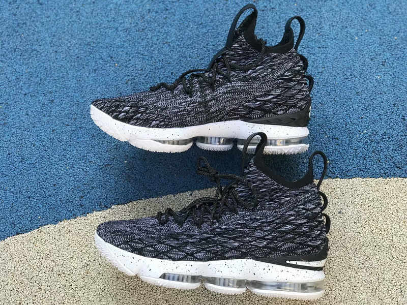 Authentic Nike LeBron 15 “Ashes” Black-White